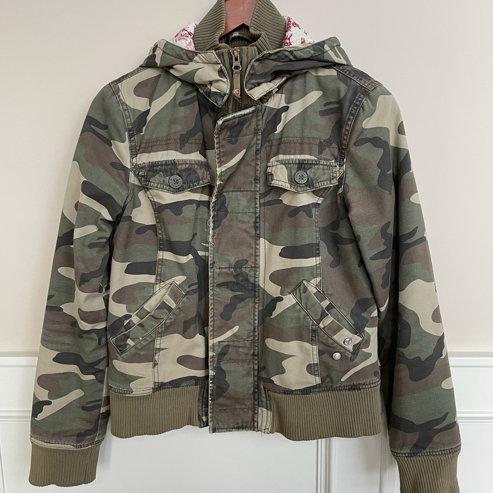 TNA Camouflage Bomber Jacket